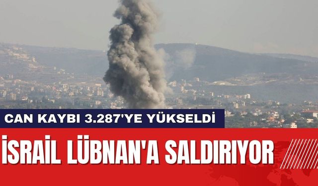 Lübnan'da İsrail Saldırıları Sonucunda Can Kaybı 3.287'ye Yükseldi