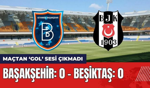 Başakşehir  Beşiktaş Maç Özeti