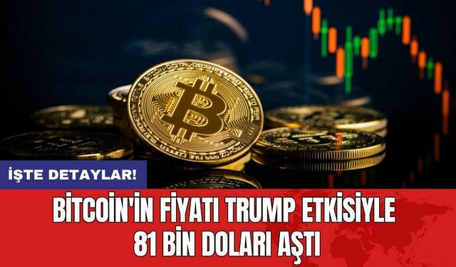 Bitcoin'in Fiyatı Trump Etkisiyle 81 Bin Doları Aştı