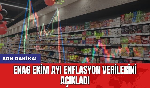 ENAG ekim ayı enflasyon verilerini açıkladı