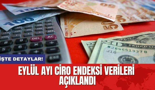 Eylül Ayı Ciro Endeksi Verileri Açıklandı