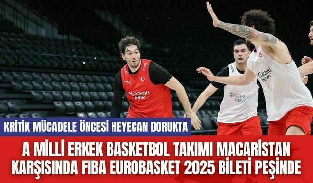 A Milli Erkek Basketbol Takımı Macaristan Karşısında FIBA EuroBasket 2025 Bileti Peşinde