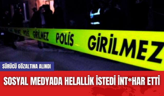 Sosyal Medyada Helallik İstedi İnt*har Etti