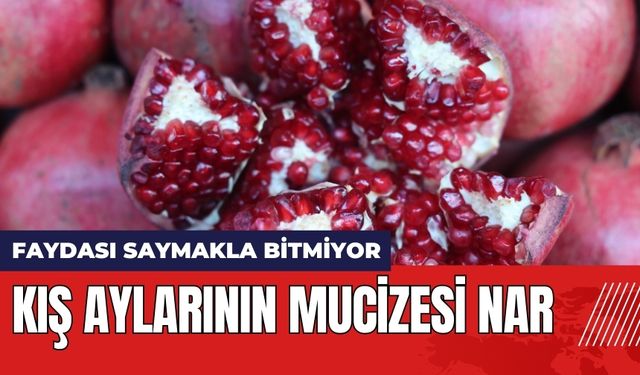 Kış Aylarının Mucizesi Nar! Faydası Saymakla Bitmiyor