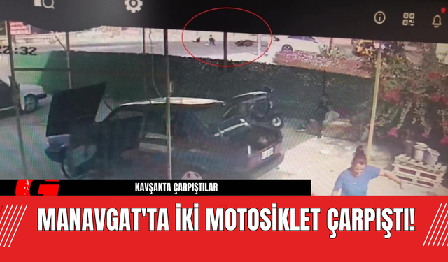 Manavgat'ta İki Motosiklet Çarpıştı!