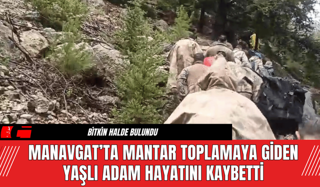 Manavgat’ta Mantar Toplamaya Giden Yaşlı Adam Hayatını Kaybetti