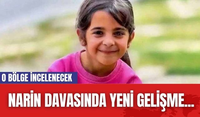 Narin Davasında yeni gelişme... O bölge incelenecek