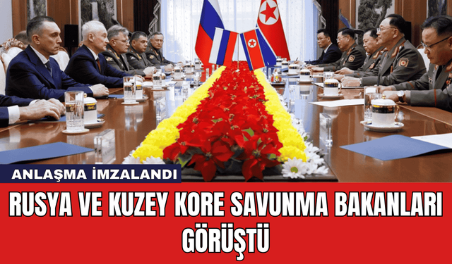 Rusya ve Kuzey Kore Savunma Bakanları Görüştü