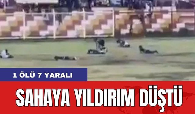 Maç Esnasında Sahaya Yıldırım Düştü: 1 ölü 7 Yaralı