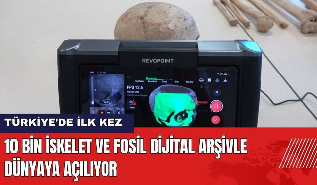 10 Bin İskelet ve Fosil Dijital Arşivle Dünyaya Açılıyor