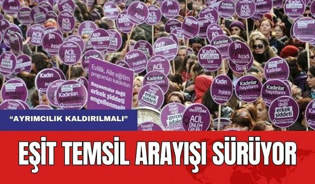 Eşit temsil arayışına Antalya'dan destek