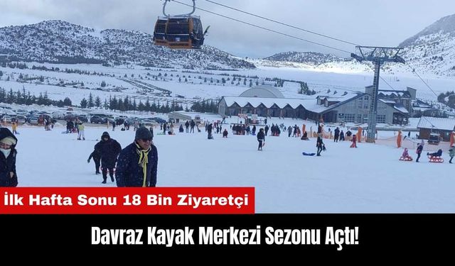 Davraz Kayak Merkezi Açıldı! İlk Hafta Sonu 18 Bin Kişi Geldi