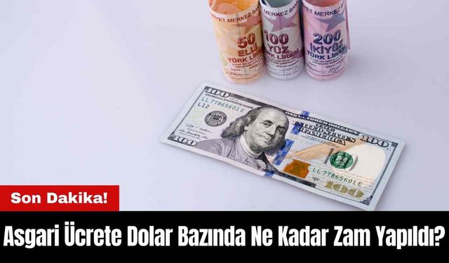 Asgari Ücrete Dolar Bazında Ne Kadar Zam Yapıldı?