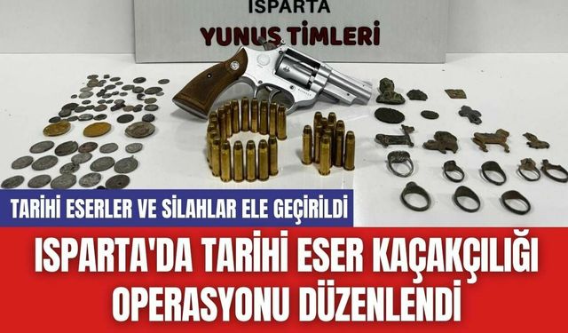 Isparta'da Tarihi Eser Kaçakçılığı Operasyonu Düzenlendi