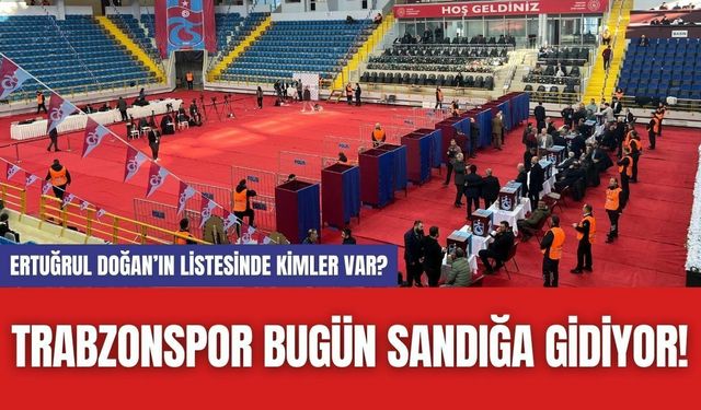 Trabzonspor Bugün Sandığa Gidiyor!