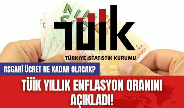 TÜİK Yıllık Enflasyon Oranını Açıkladı! Asgari Ücret Ne Kadar Olacak?