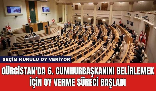 Gürcistan'da 6. Cumhurbaşkanını Belirlemek İçin Oy Verme Süreci Başladı