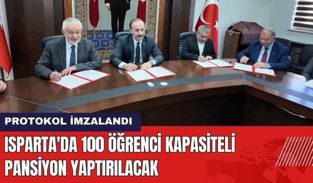 Isparta'da 100 Öğrenci Kapasiteli Pansiyon Yaptırılacak