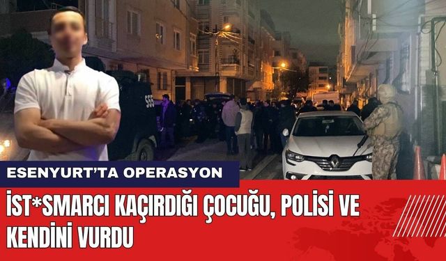 İst*smarcı Kaçırdığı Çocuğu Polisi ve Kendini Vurdu