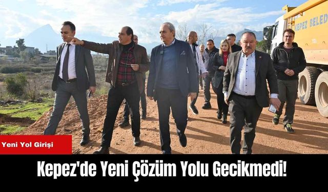 Kepez'de Yeni Çözüm Yolu Gecikmedi!