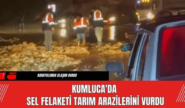 Kumluca'da Sel Felaketi Tarım Arazilerini Vurdu