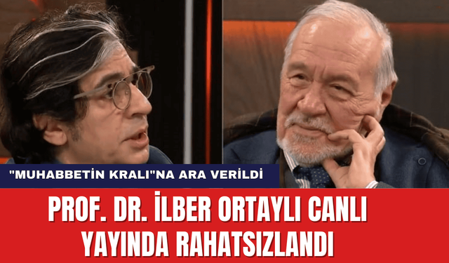 Prof. Dr. İlber Ortaylı Canlı Yayında Rahatsızlandı: "Muhabbetin Kralı"na Ara Verildi