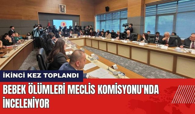 Özel Sağlık Kuruluşlarında Bebek Ölümleri Meclis Komisyonu'nda İnceleniyor