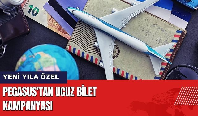 Pegasus'tan Yeni Yıla Özel Ucuz Bilet Kampanyası