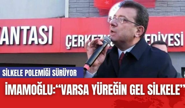 İmamoğlu'ndan 'Belediyelere haciz' tepkisi: "Varsa yüreğin gel silkele”