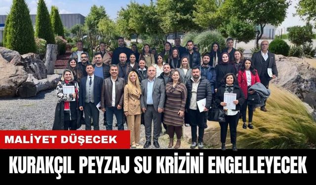 Antalya'da Kurakçıl Peyzaj Çalışması! Su Krizi Engellenecek