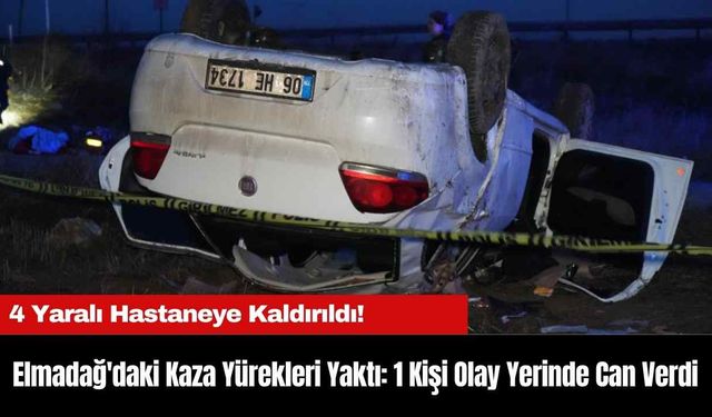 Elmadağ'daki Kaza Yürekleri Yaktı: 1 Kişi Olay Yerinde Can Verdi