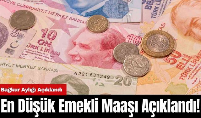 En Düşük Emekli Maaşı Açıklandı! Bağ-Kur Aylığı Açıklandı