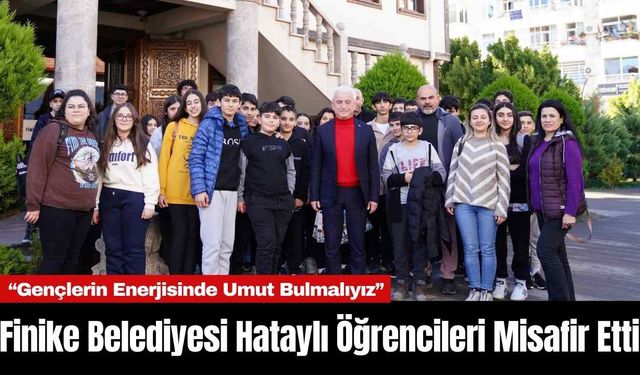 Finike Belediyesi Hataylı Öğrencileri Misafir Etti