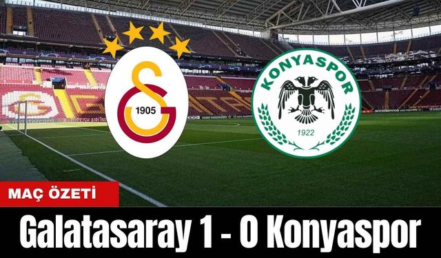 Galatasaray Konyaspor Anlık Maç Anlatımı