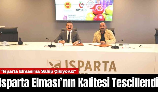 Isparta Elması’nın Kalitesi Tescillendi