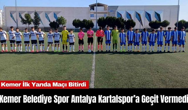 Kemer Belediye Spor Antalya Kartalspor’a geçit vermedi