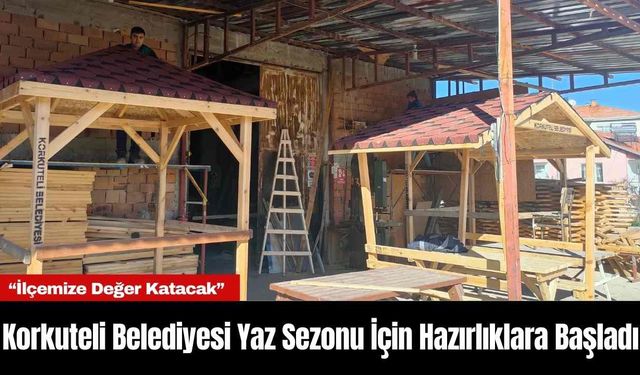 Korkuteli Belediyesi Yaz Sezonu İçin Hazırlıklara Başladı