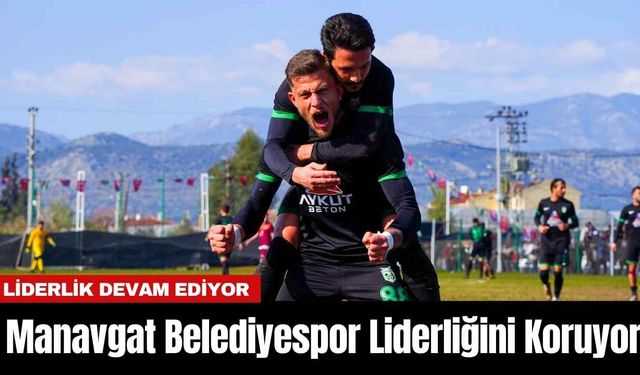 Manavgat Belediyespor Liderliğini Koruyor