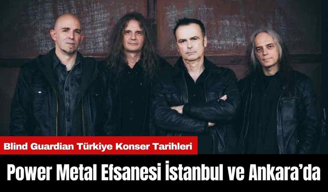 Power Metal Efsanesi İstanbul ve Ankara’da