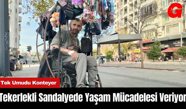 Antalya'da Tekerlekli Sandalyede Yaşam Mücadelesi Veriyor