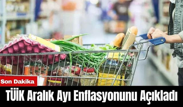 Son Dakika TÜİK Aralık Ayı Enflasyonunu Açıkladı