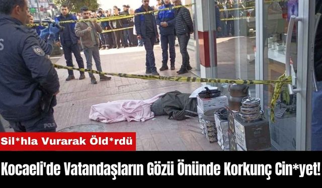 Kocaeli'de Vatandaşların Gözü Önünde Korkunç Cin*yet!