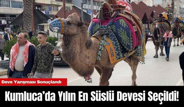 Kumluca’da Yılın En Süslü Devesi Seçildi!