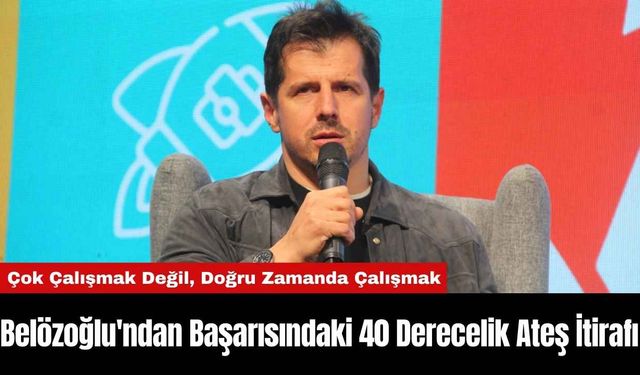 Belözoğlu'ndan Başarısındaki 40 Derecelik Ateş İtirafı