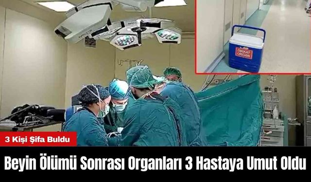 Beyin Ölümü Sonrası Organları 3 Hastaya Umut Oldu