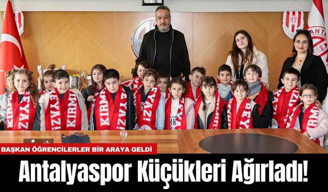 Antalyaspor Küçükleri Ağırladı