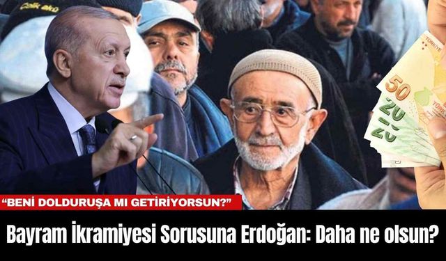 Bayram İkramiyesi Sorusuna Erdoğan: Daha ne olsun?