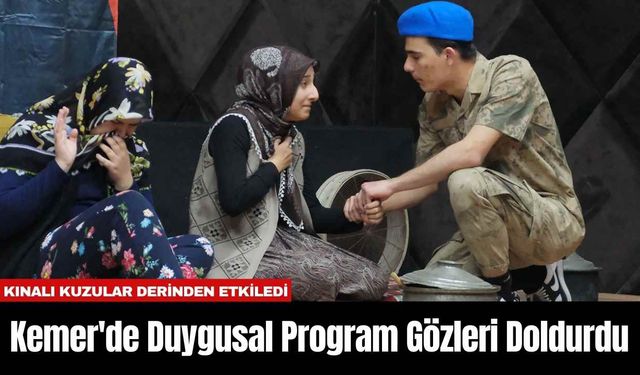 Kemer'de Duygusal Program Gözleri Doldurdu