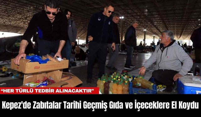 Kepez'de Zabıtalar Tarihi Geçmiş Gıda ve İçeceklere El Koydu