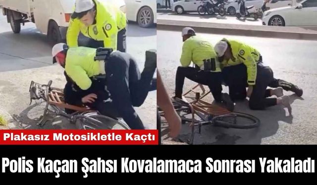 Polis Kaçan Şahsı Kovalamaca Sonrası Yakaladı